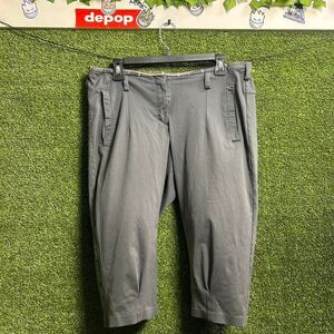 Nike Women's Grey and Black Trousers